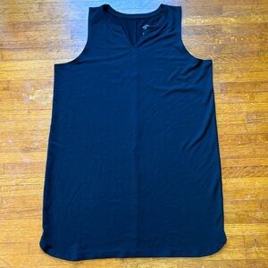 NWOT St. John’s Bay Black Sleeveless Knit Dress XL